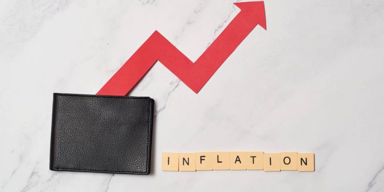 Rising cost of living. inflation financial crisis background